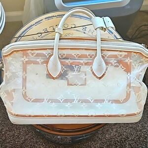 Louis Vuitton nylon mesh East West handbag